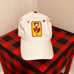 6 Panel Strap Closure Adjustable Classic "Betty Boop" character design Cap.